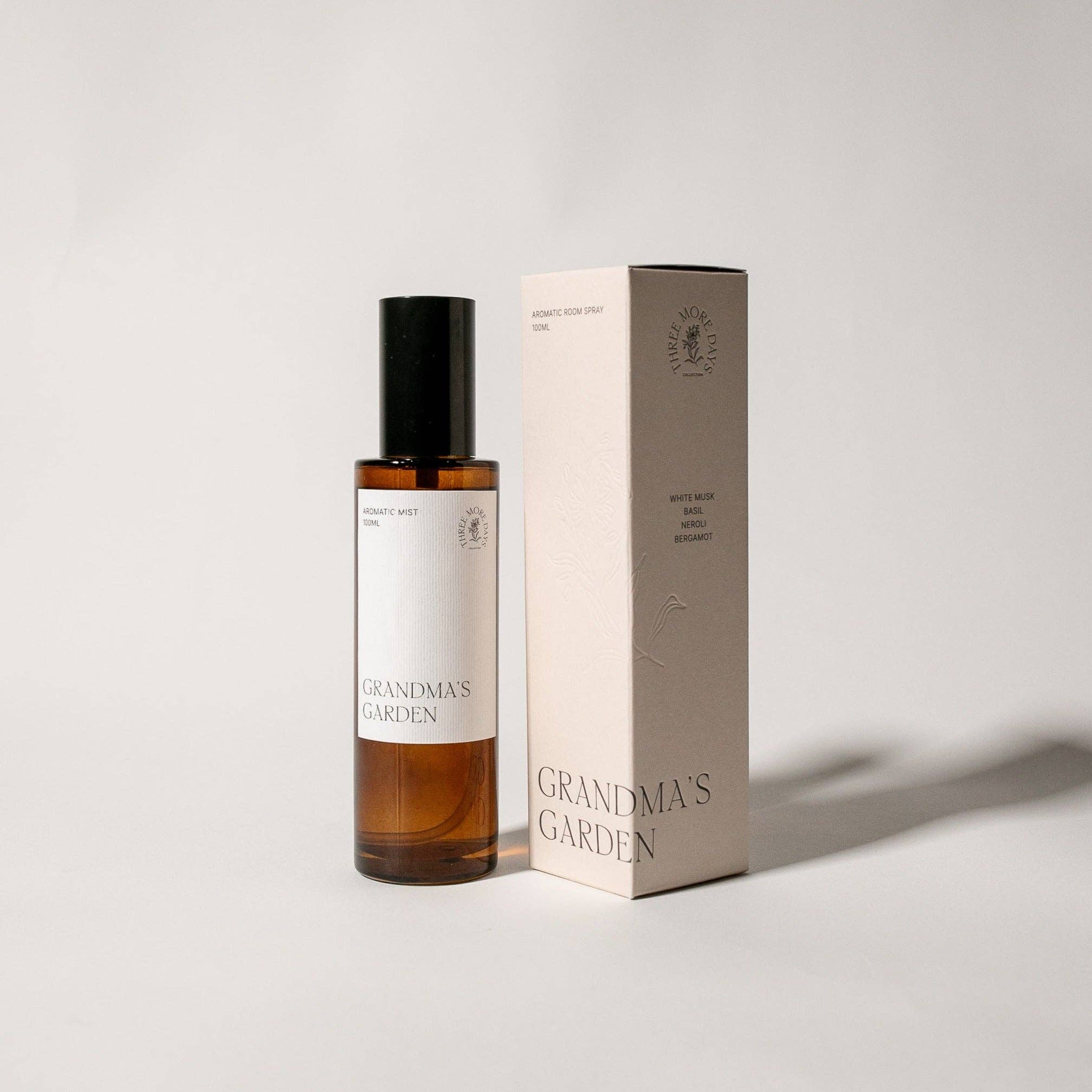 GRANDMA'S GARDEN: WHITE MUSK / BASIL / NEROLI / BERGAMOT ROOM SPRAY